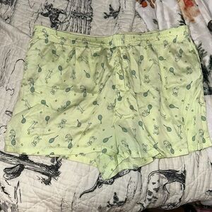 PINK Victoria's Secret Light Green Pajama Shorts
